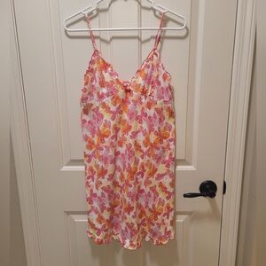 Victoria's Secret Butterfly Ruffle Nightie L